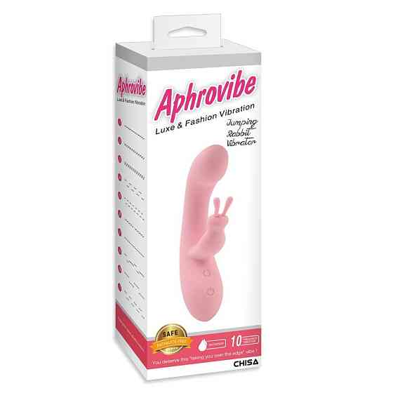 Вибратор кролик Chisa Aphrovibe Jumping Rabbit, розовый Sex Aura Киев