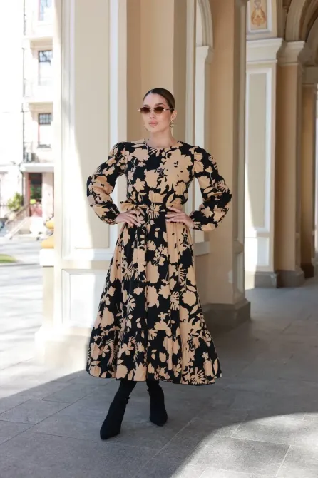 Трендова сукня міді з льону жатка Одеса - фото 12