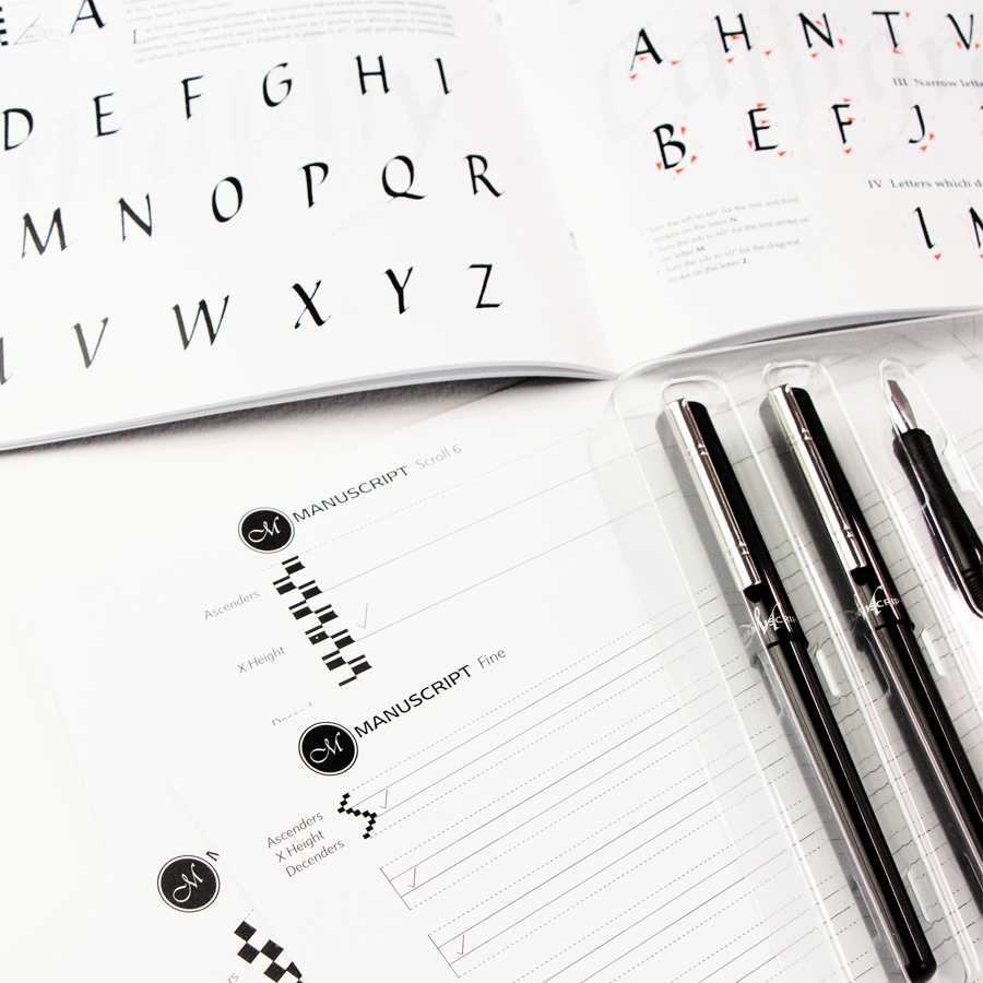 Набор для каллиграфии Masterclass Set (2 ручки 4 пера 12 картриджей конвертер) Manuscript Киев - изображение 3