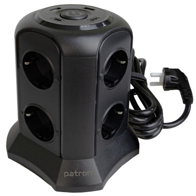 Сетевой фильтр питания Patron SP-1683-USBT (EXT-PN-SP-1683-USBT) Винница - изображение 1