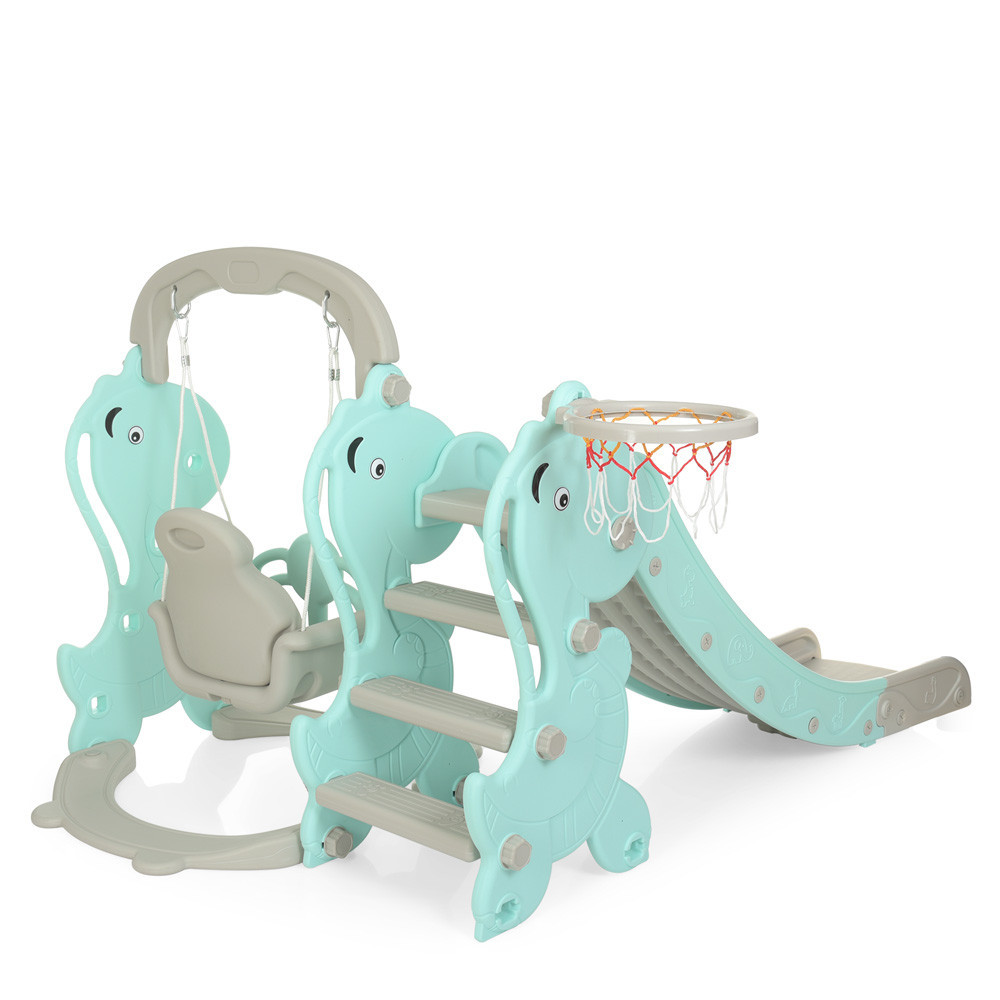 Детский игровой комплекс Bambi 3в1 горка качеля баскетбол (YG2020-2-4) для детей Киев - изображение 6