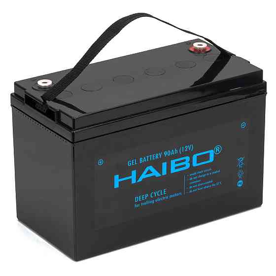 Гелевый Аккумулятор Haibo 90Ah 12V 24Кг Дніпро
