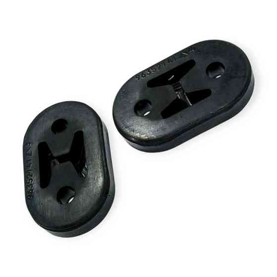 Гумки глушника Ланос (резонатор 2шт) АТ AT кріплення Мукачево