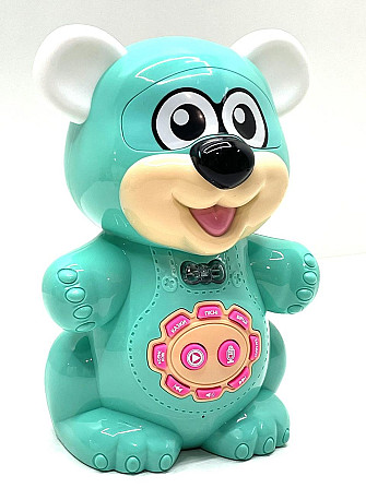 Музична іграшка Limo Toy Балакуче звірятко Ведмедик розповідає вірші та казки Бірюзовий (FT 0043AB) Чернигов - изображение 1