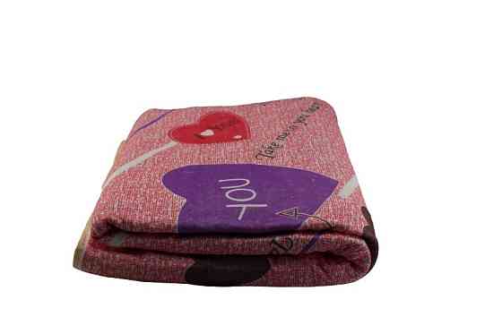 Електропростирадло Electric Blanket 7421 150х170 см, рожеве із сердечками Вінниця
