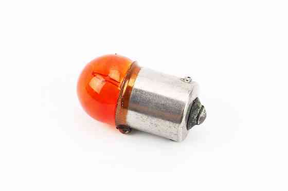 Лампа повороту (помаранчева з цоколем) 12V / 10W G18 Бершадь