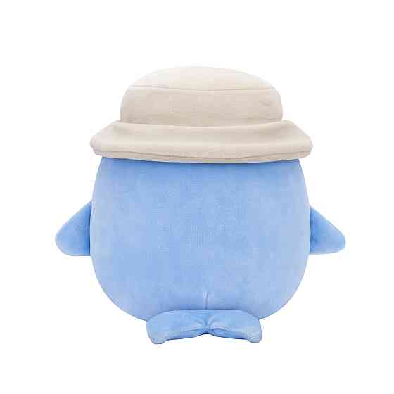 М'яка іграшка Squishmallows – Синій кит Самір у панамі (19 cm) Днепр