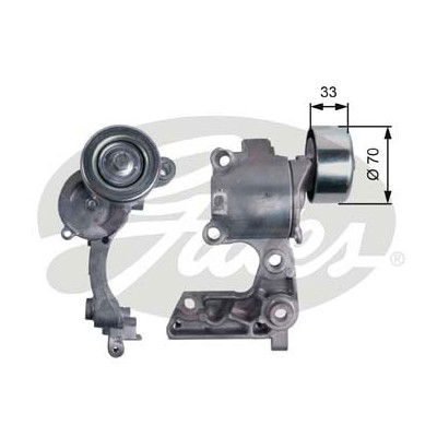 Натягувач ременя з роликом Gates T38411 Вінниця - фото 1