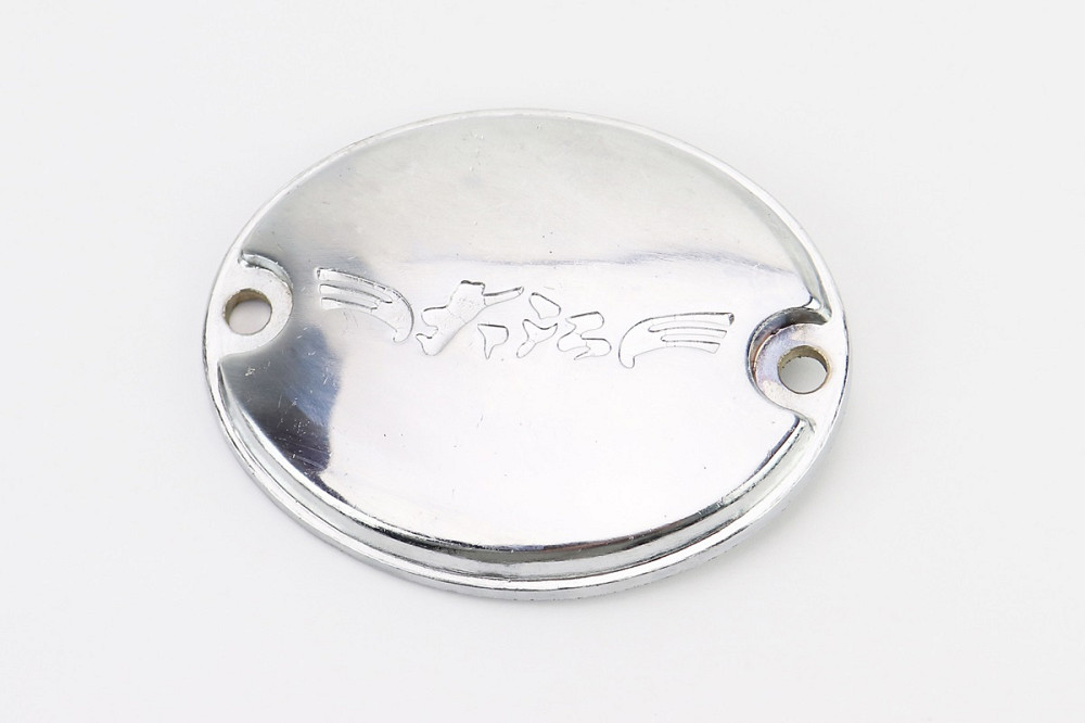 Кришка (овальна, метал) правої кришки двигуна, хром (РІЗНІ написи) Киев - изображение 1