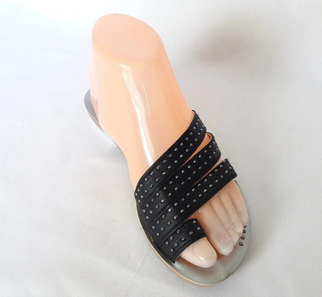 Жіночі капці Шльопанці Сланці В'єтнамки Чорні (розміри: 36) Дніпро - фото 3