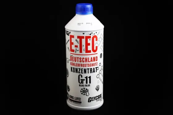 Жидкость охлаждающая антифриз синий концентрат E-Tec 1.5 кг Винница