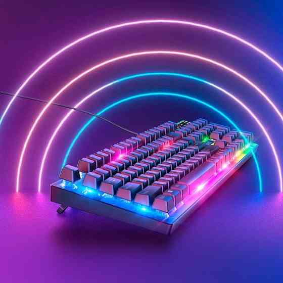 Набір дротова клавіатура та миша Combo HOCO Luminous gaming GM18, чорний Вінниця