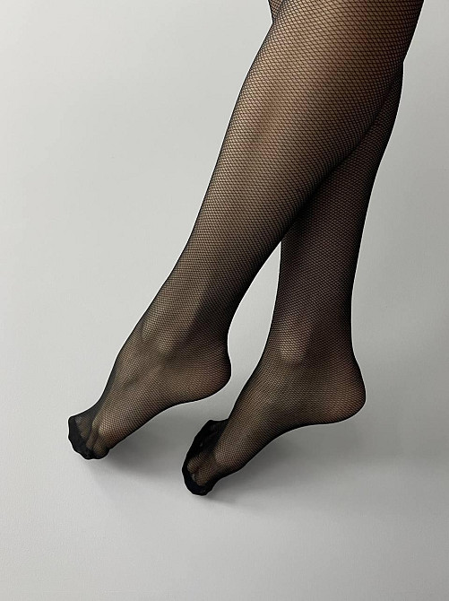 Колготки Santa Fishnet 20 den чорні, сіточка Чернівці - фото 3