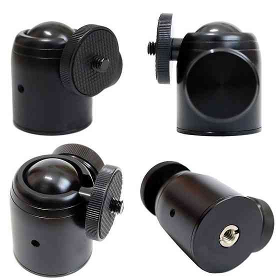 Штативна головка 1/4 3/8 алюміній 5кг ACprof KLO-Q35 Київ