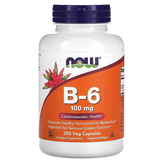 Вітамін В6 (Vitamin B6) 100 мг 250 капсул Київ