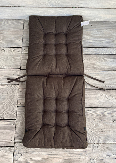 Подушка для стільців (50x120х8 см) подвійна Decorator Мальмо колір коричневий 84-128 Київ - фото 3