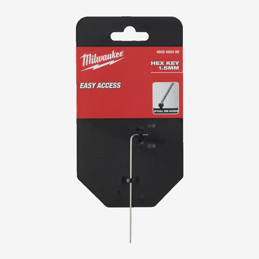 Ключ L-образний HEX хромований MILWAUKEE, 1,5мм Одеса - фото 2