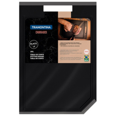 Дошка для нарізання Tramontina Churrasco Black 43,4 x 30 см (25058/100) Вінниця - фото 4