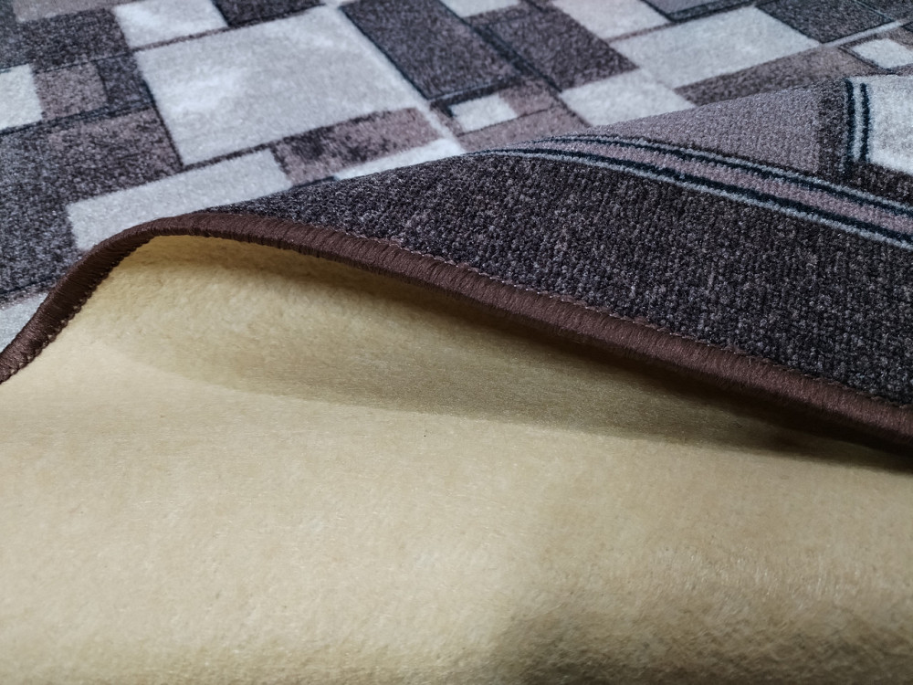 Ковровая дорожка Войлок, Коричневая мозайка 150, 300 Каменское - изображение 4