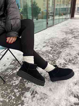 Stilli Угги жіночі STILLI 250-1 чорні (зима, замша натуральна) (6144) Коломия