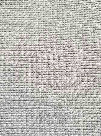 Обои виниловые на флизелине AdaWall Beta1.06x10 однотонные под ткань полоски светло серые с голубым 1104-2 Киев