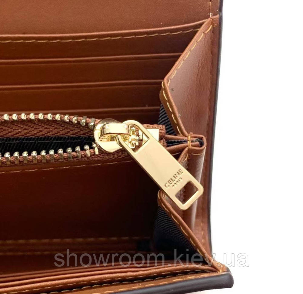 Женский брендовый коешелек Celine (924) brown Киев - изображение 6