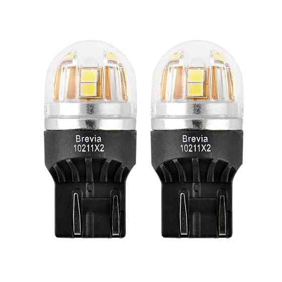 Автолампа Brevia S-Power LED W21/5W 330Lm 15x2835SMD 12/24V CANbus, 2шт Львів