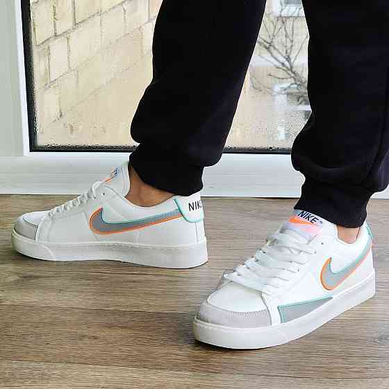 Кросівки Nike Бежеві Чоловічі Білі Форси Шкіряні Кеди Найк (розміри: 40,41,42,43,44) - 203 Дніпро