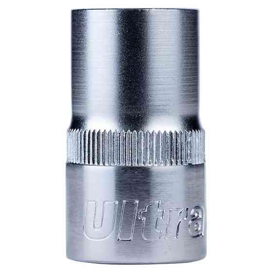Насадка шестигранна коротка 1/2" 14мм CrV ULTRA (6070142) Рівне