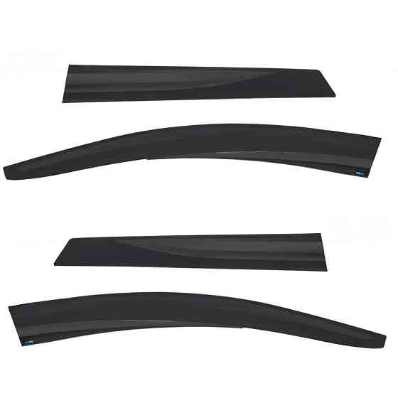 Дефлектори вікон (вітровики) Renault Duster 2017-2023, 4шт, SunPlex, на скотчі Київ