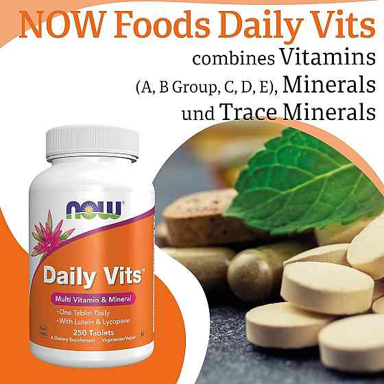 Мультивітамінний комплекс NOW Foods Daily Vits 250 таблеток Луцьк
