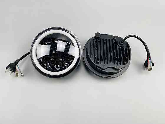 Фара головного світла LED 40W ближній+далекий+ходові вогні кільце 5.75 дюйми авто+мотоцикли Мукачево