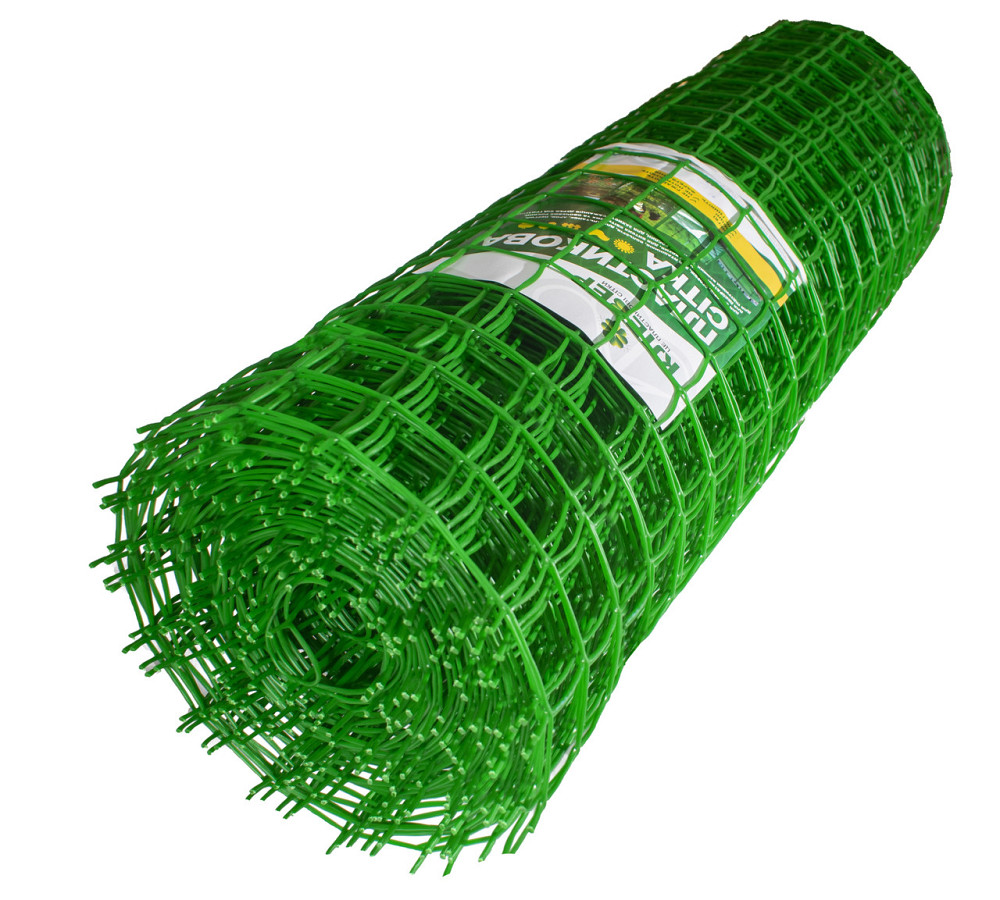 Сітка 50*50 пластмасова 1.0х20 м (зелена) квадрат Дніпро - фото 1