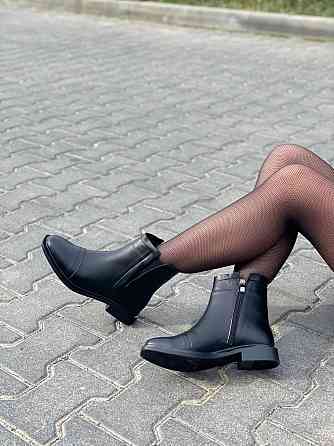 Crisma Жіночі черевики CRISMA чорні натуральна шкіра висота 16см (5386) Коломыя