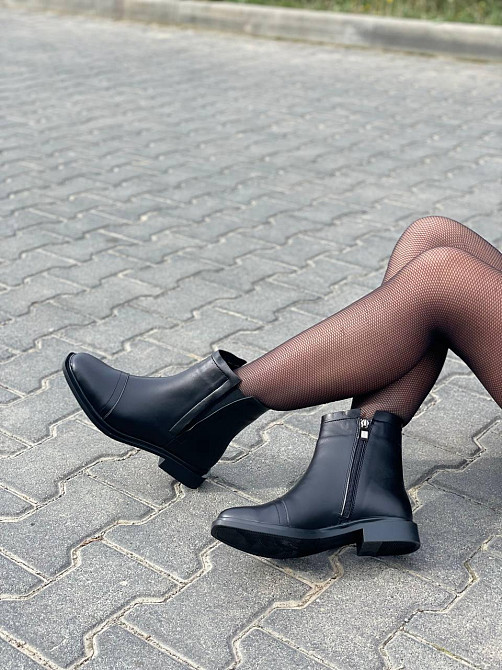 Crisma Жіночі черевики CRISMA чорні натуральна шкіра висота 16см (5386) Коломыя - изображение 2