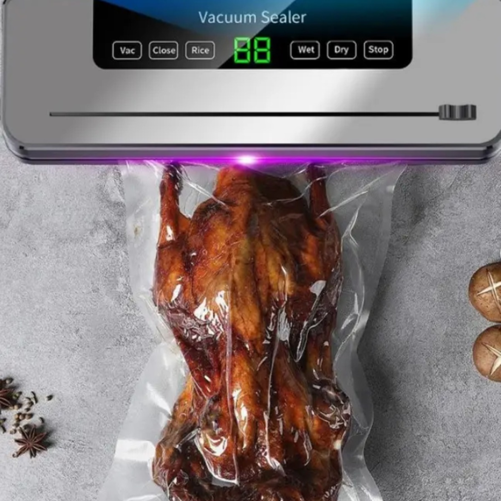 Вакууматор побутовий для харчових продуктів Vacuum Sealer 120W Київ - фото 9