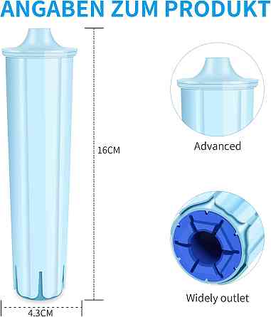 Набір фільтрів LADYSON для кавомашин Jura Claris Blue (4 шт) Луцк