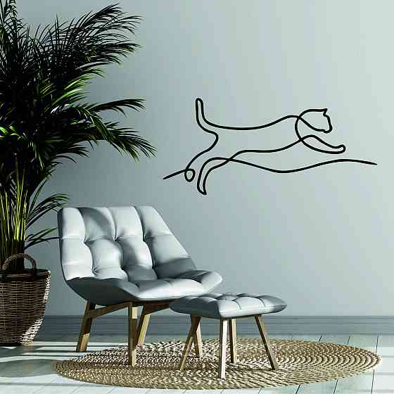 Декоративное настенное 3D Панно «Кот» Декор на стену с объемом Киев