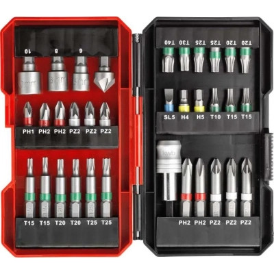 Набір біт Einhell 34 шт, кейс, KWB (108801) Вінниця - фото 1