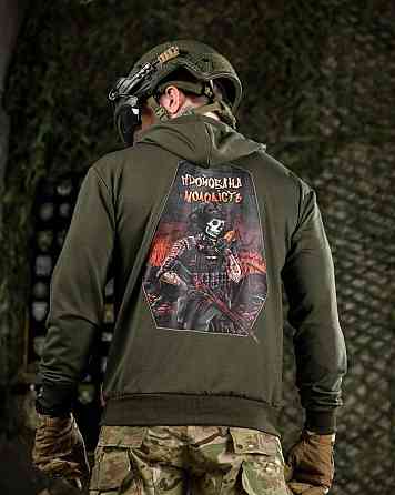 Тактическая худи MAKLIN  молодость олива ДЛ7045 Одесса