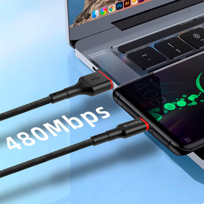 Дата кабель USB-C to USB-C 1.0m 2.4А black ColorWay (CW-CBUC064-BK) Винница - изображение 8