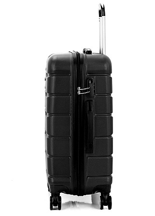 Чемодан пластиковый MCS V302 средний 64 см черный Киев - изображение 4