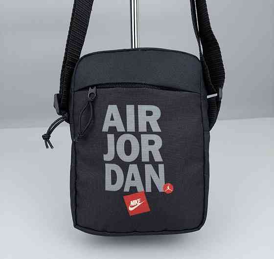 Сумка месенджер чорна Джордан Air Jordan Киев