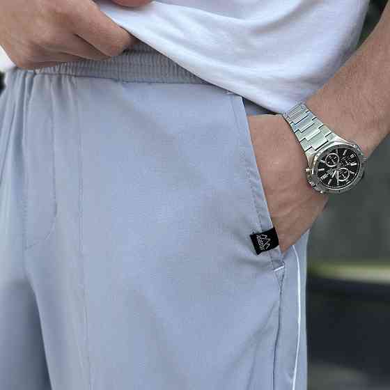 Чоловічі легкі джогери із софту сірі Pobedov Weekend Київ