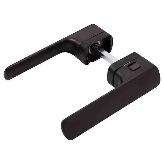 Дверна ручка на розетці M&T Minimal2.0 147803 Lef TIN-K титан/чорний матовий, в комплекті з WC Київ