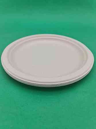 Тарілка паперова кругла 220 мм бежева D-9 (50 шт.) Харків