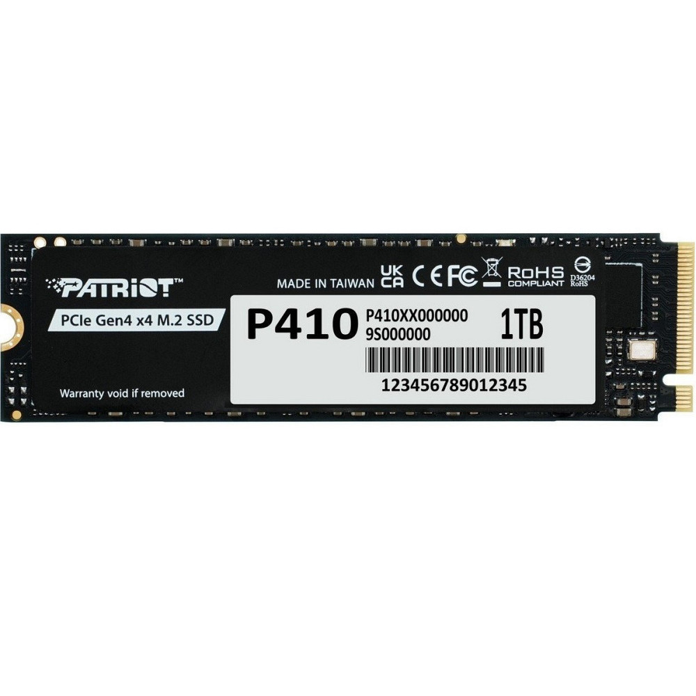Накопичувач  SSD 1TB Patriot P410 M.2 2280 PCIe NVMe 4.0 x4 TLC (P410P1TBM28H) ( 12715 ) Харків - фото 4
