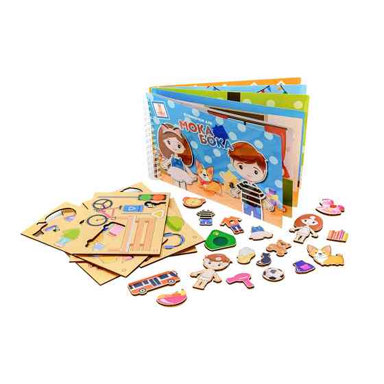 Розвиваюча іграшка "Мока Бока Будиночок" Puz-88892, 103 деталі Вінниця