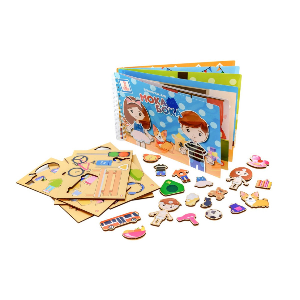 Розвиваюча іграшка "Мока Бока Будиночок" Puz-88892, 103 деталі Вінниця - фото 6