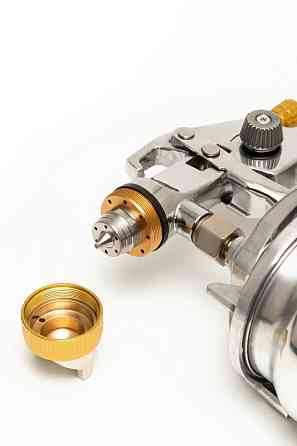 Фарбопульт MASTERTOOL HVLP НБ 1000 мл алюміній Ø1.8 мм 130-210 л/хв 3-4 бар тип С 80-8912 Рівне